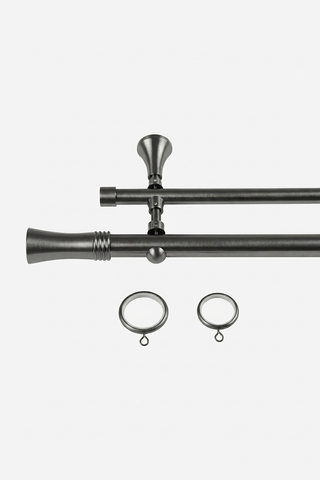 Art Custom Curtain Rods - Antique Tin Matte