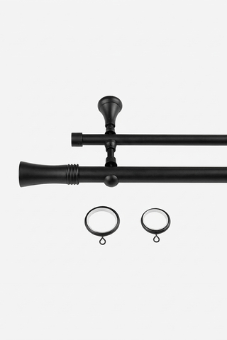 Art Custom Curtain Rods - Black Matte