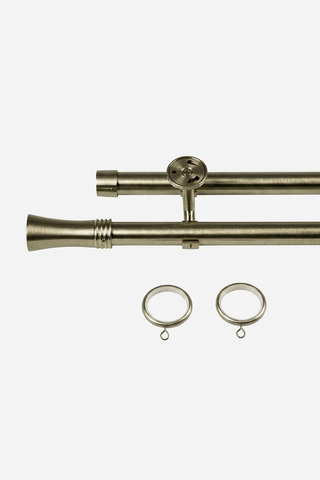 Art Custom Curtain Rods - Antique Brass