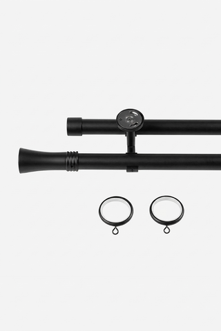 Art Custom Curtain Rods - Black Matte