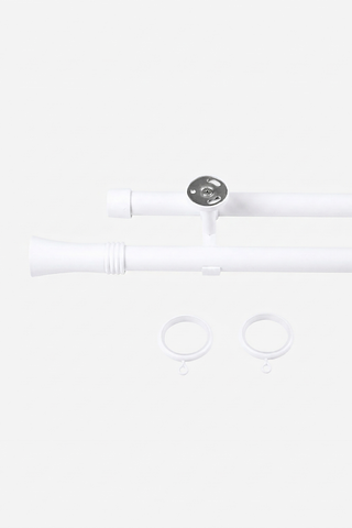 Art Custom Curtain Rods - White Matte