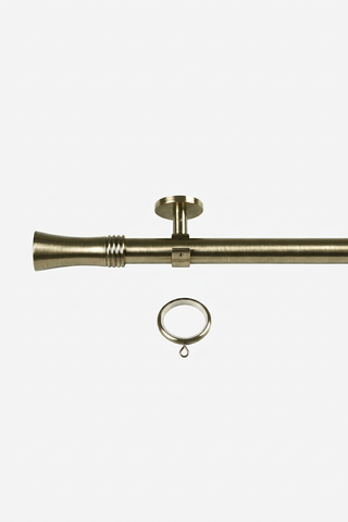Art Custom Curtain Rods - Antique Brass