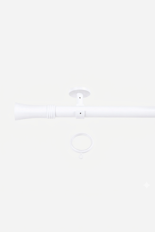 Art Custom Curtain Rods - White Matte