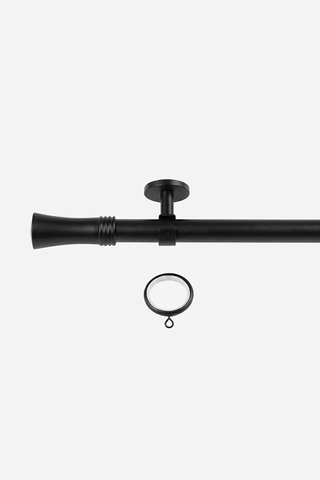 Art Custom Curtain Rods - Black Matte
