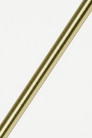 Art Custom Curtain Rods - Brushed Brass