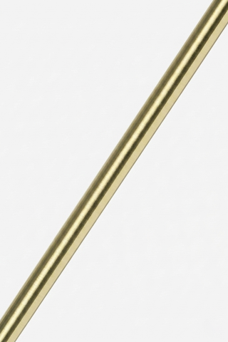 Art Custom Curtain Rods - Brushed Brass