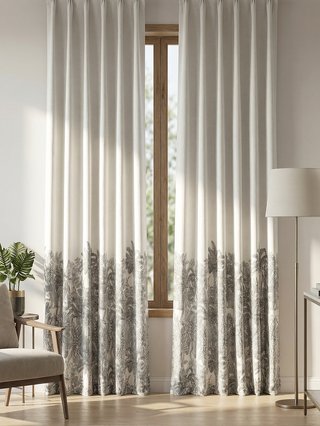 Leo Jungle Toile Custom Curtains