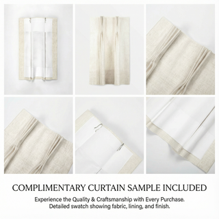 Lattice & Hattie Fabric Sample Booklets with Curtain Sample