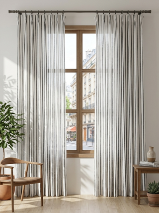 Margo 100% Linen Curtains