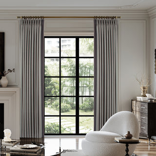 Vera Border-Trim Custom Curtains