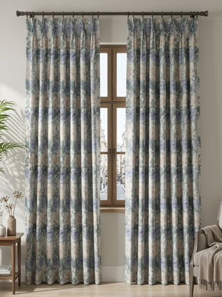 Celeste Linen Floral Curtains