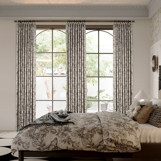 Flora Jacquard Custom Curtains