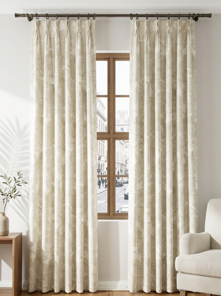 Soren Linen Floral Curtains