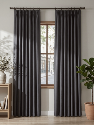 Rhea Cotton Linen Blend Curtains