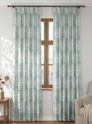 Elora Linen Floral Curtains