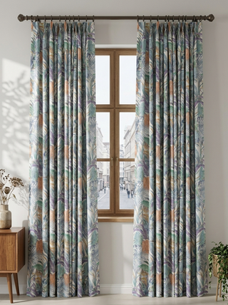 Nola Linen Floral Curtains