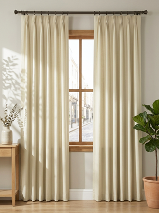 Rhea Cotton Linen Blend Curtains