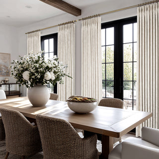 Flora Jacquard Custom Curtains