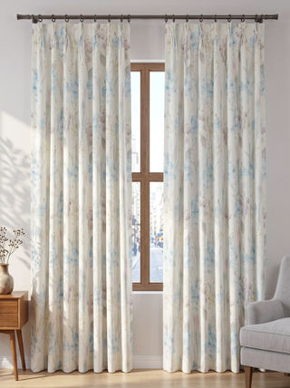 Arlo Linen Floral Curtains