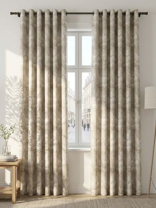 Elora Linen Floral Curtains