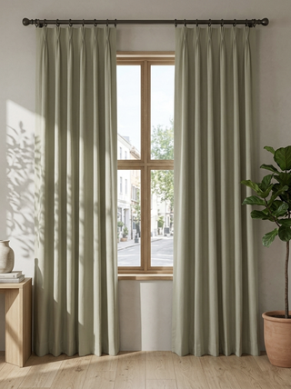 Rhea Cotton Linen Blend Curtains