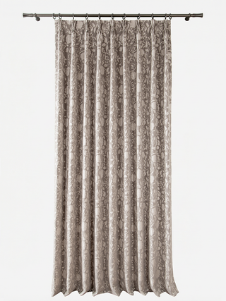 Flora Jacquard Custom Curtains