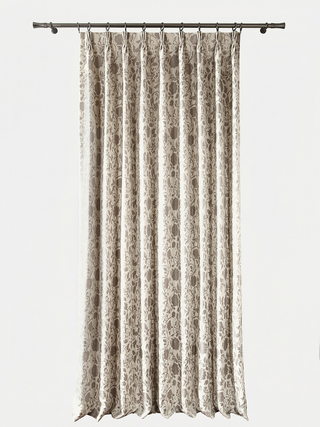 Flora Jacquard Custom Curtains