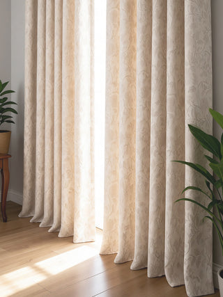 Flora Jacquard Custom Curtains