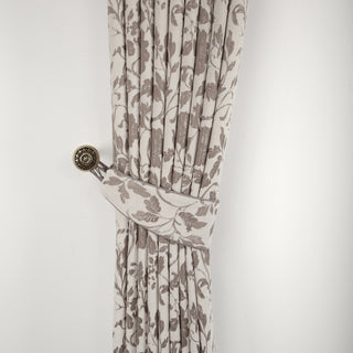Flora Jacquard Custom Curtains