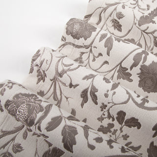 Flora Jacquard Custom Curtains
