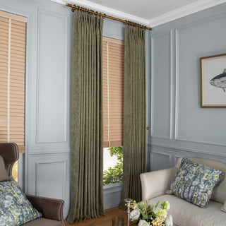 Hazel Chenille Custom Curtains
