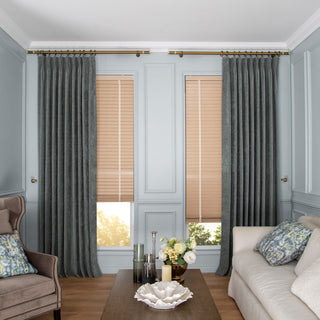 Hazel Chenille Custom Curtains