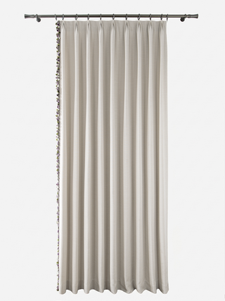 Wisteria Tassel Border-Trim Custom Curtains