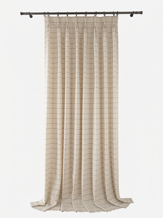 Elina Fine-Line Linen Curtains