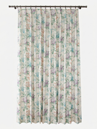 Veda Linen Floral Curtains