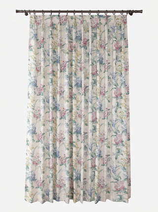 Veda Linen Floral Curtains