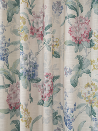 Veda Linen Floral Curtains