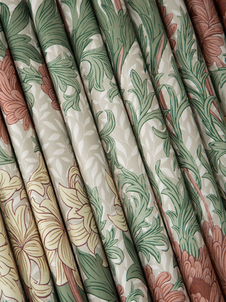 Celeste Linen Floral Curtains
