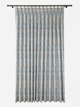 Adeline Linen Floral Curtains