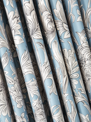 Adeline Linen Floral Curtains