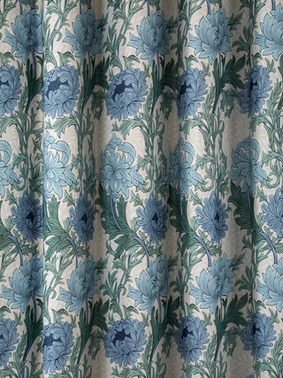 Celeste Linen Floral Curtains