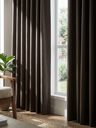 Rhea Cotton Linen Blend Curtains