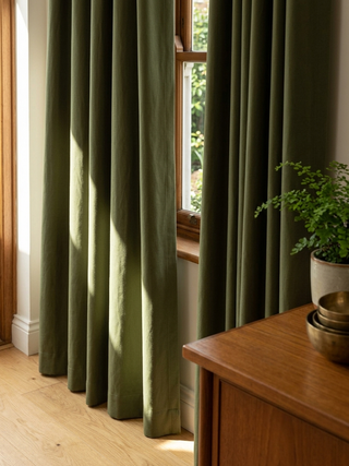 Rhea Cotton Linen Blend Curtains