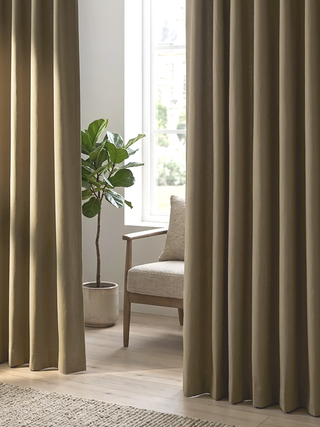 Rhea Cotton Linen Blend Curtains