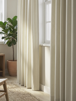 Rhea Cotton Linen Blend Curtains