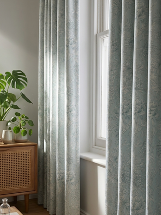 Adeline Linen Floral Curtains