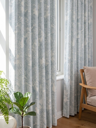 Soren Linen Floral Curtains