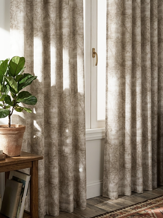 Elora Linen Floral Curtains