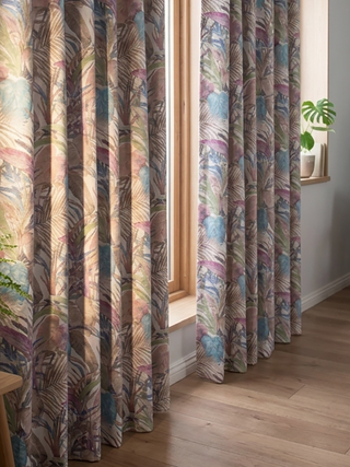 Nola Linen Floral Curtains