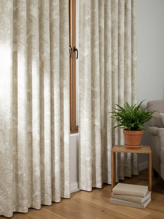 Soren Linen Floral Curtains